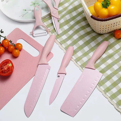 [ZH760] Oliron 5 pieces Non-Stick Kitchen Knife Set