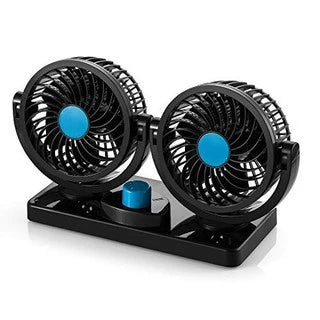 [A1-025] Dual Head Car Fan 24V
