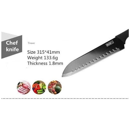 [A1-049] Buck-I Knife Alloy Steel Black Knife 5pcs Set T655