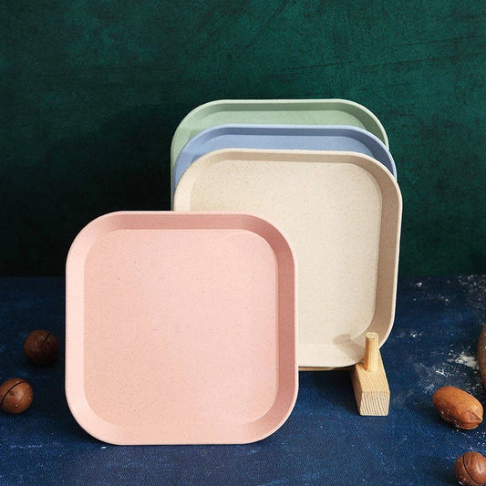 Lightweight Wheat Straw Sqaure Plate