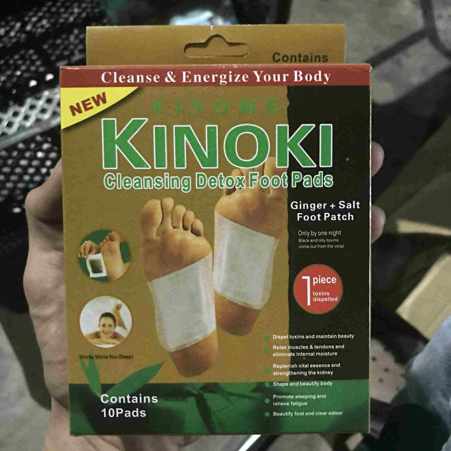 Kinoki Cleansing Detox Foot Pads - 10 Pads