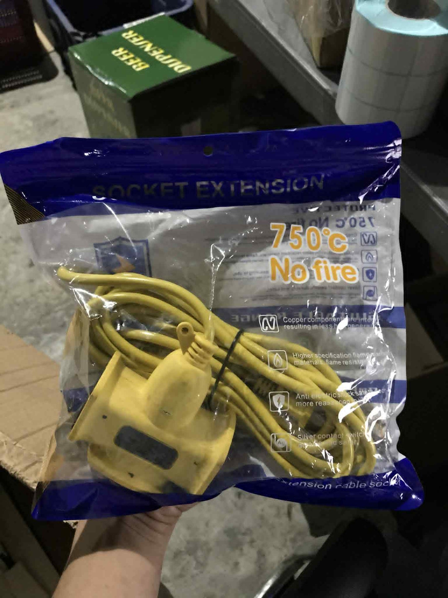 Socket Extension - 3 Applicable Plug Type 250V
