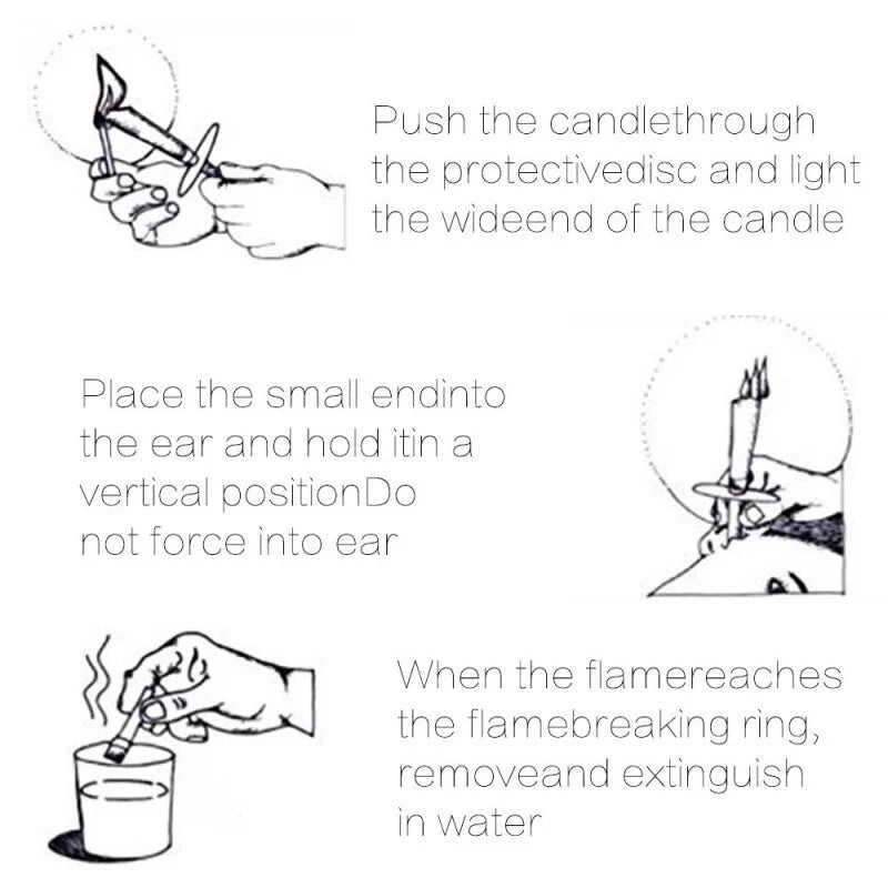 Ear Candle Fragrance Earwax Remover (1 Pair)