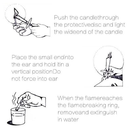 Ear Candle Fragrance Earwax Remover (1 Pair)