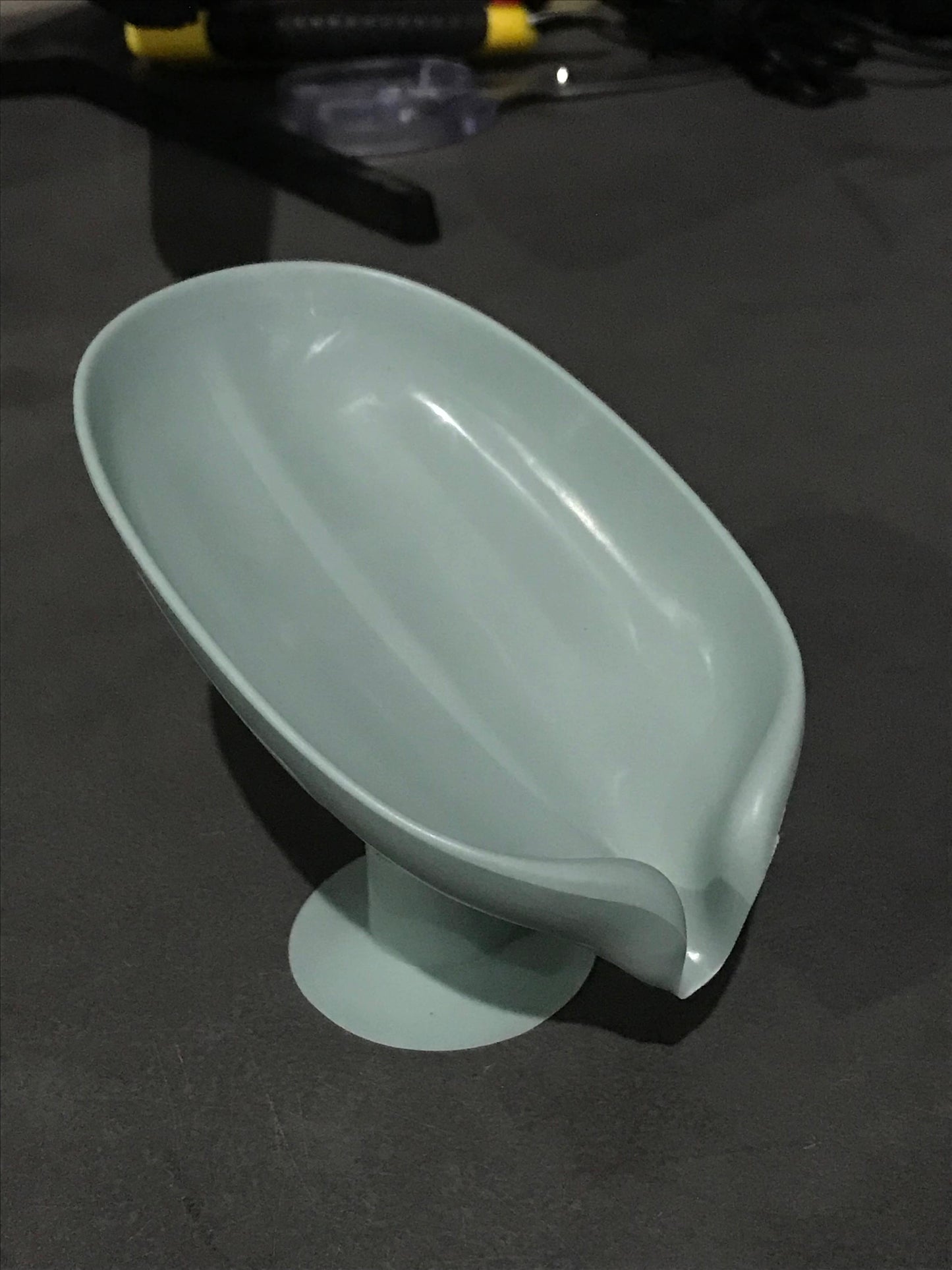 Leaf-shaped Soap Drainer Standing Sunction Cup