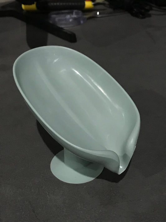 Leaf-shaped Soap Drainer Standing Sunction Cup