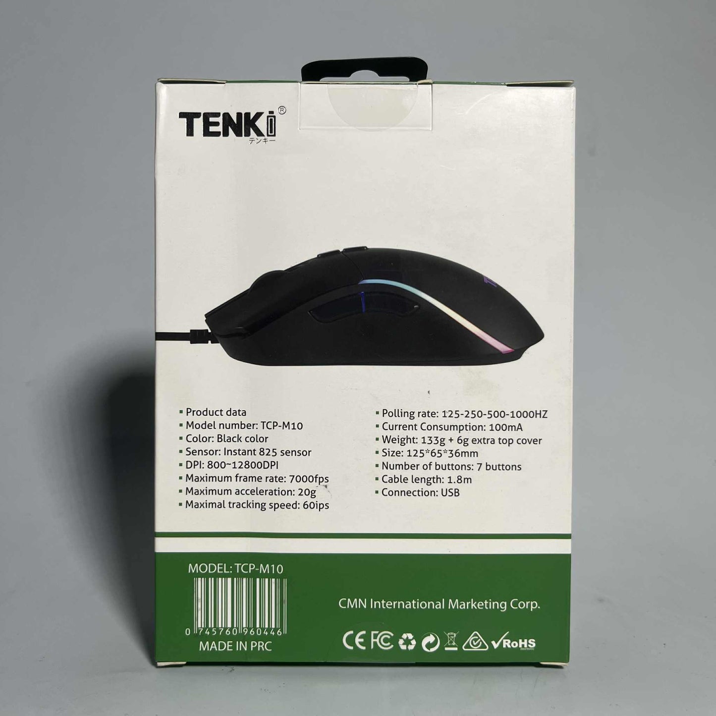 TENKI RGB Gaming Mouse TCP-M10