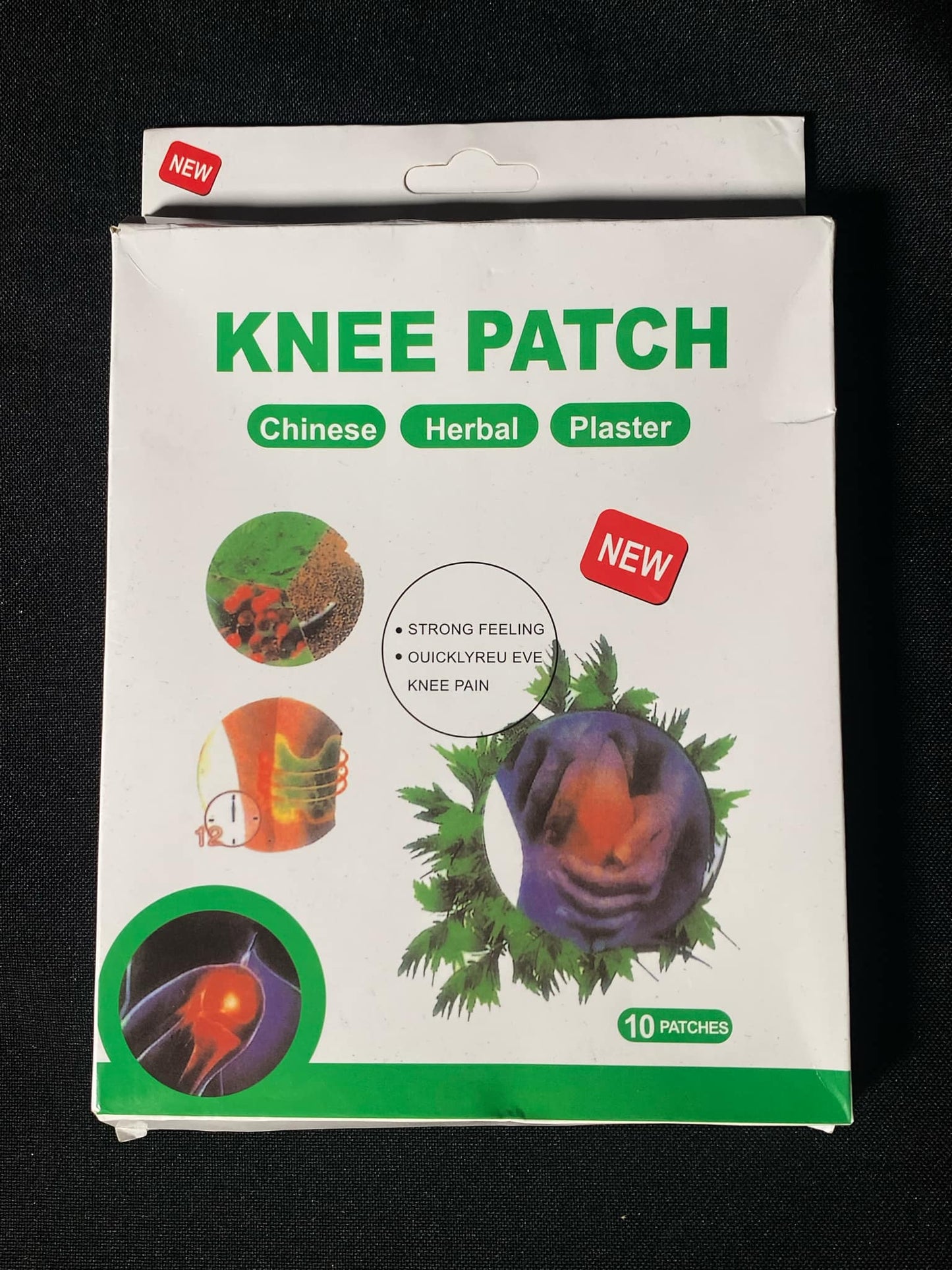 New Knee Patch Chinese Herbal Plaster Pain Relief (10 Patches)