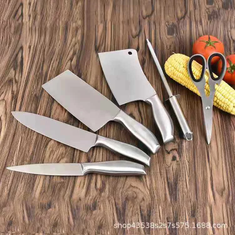 [A1-984] Cutlery Expert Stainless Steel Japanese Knife Set with Knife Holder (7pcs set)