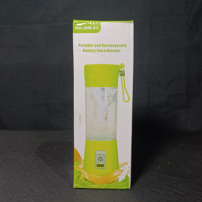 Portable and Rechargeable Battery Juice Blender 380ml HM-03