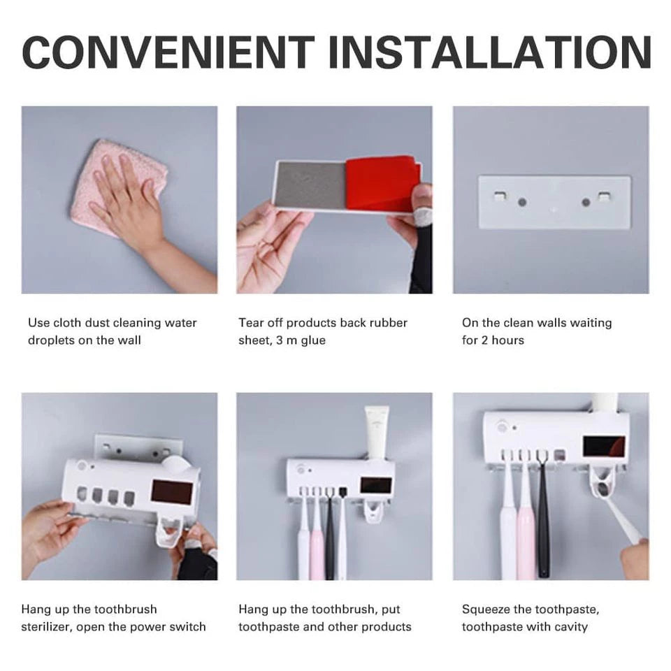 [A1-948] Multi-function Toothbrush Sterilizer and Organizer