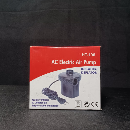 AC Electric Air Pump Quickly Inflates & Deflates All Large Volume Inflatables HT-196