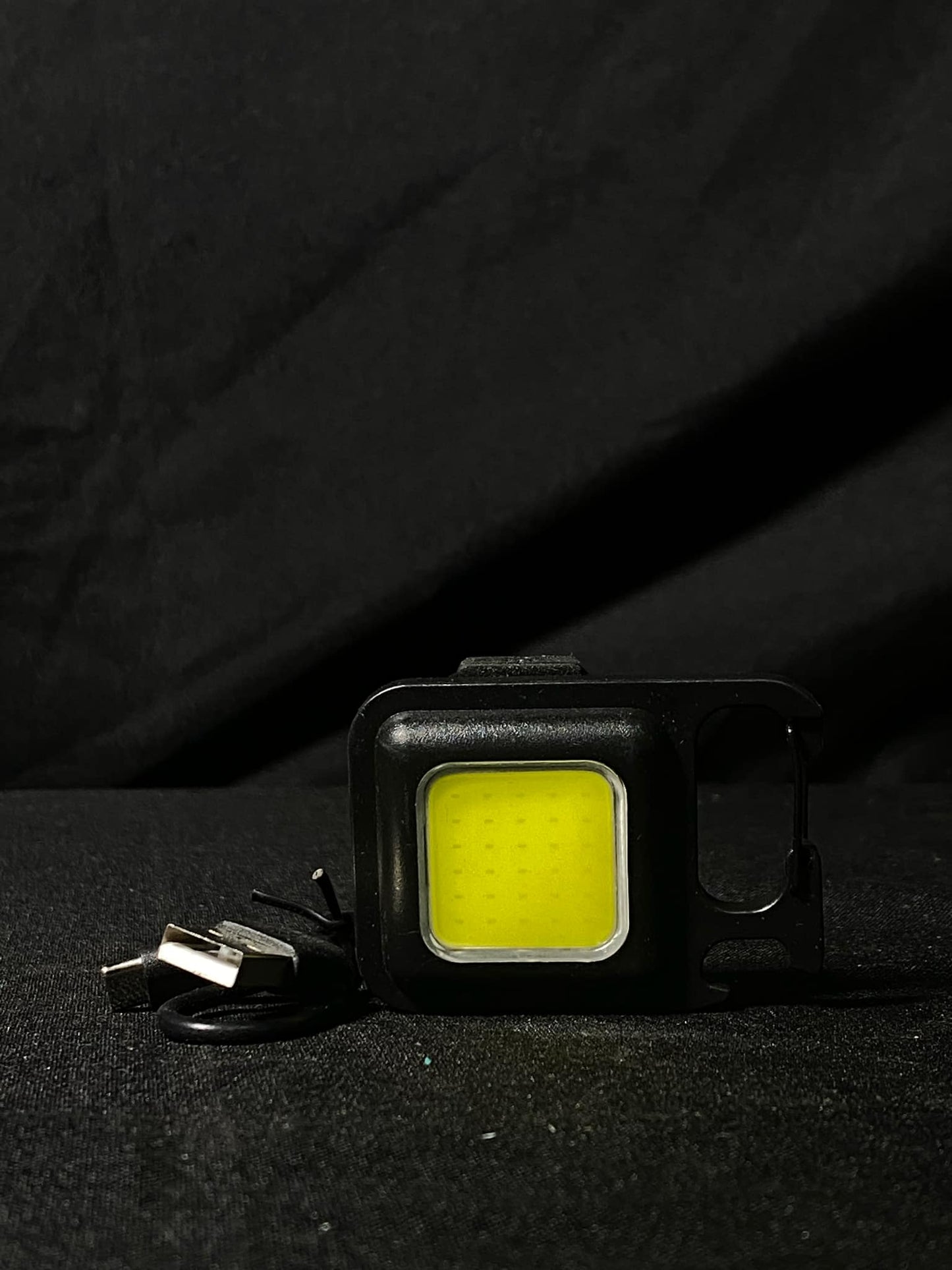COB Rechargeable Keychain Light Mini Size with Bottle Opener