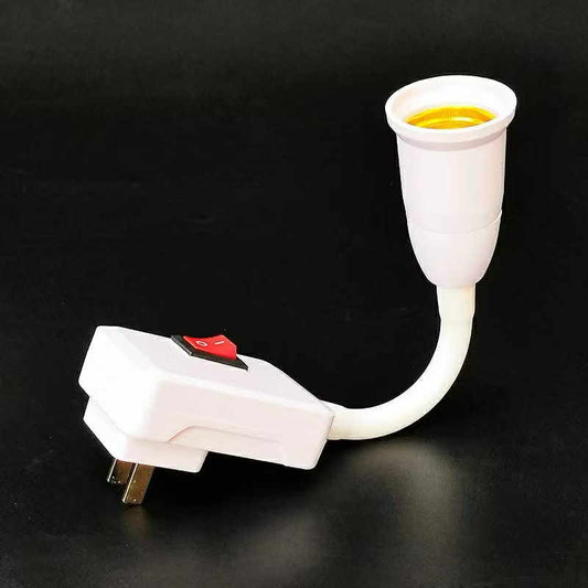 Lamp Socket Bulb Holder Extension with ON/OFF Switch