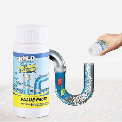 Wild Tornado Powerful Sink and Drain Cleaner Pipeline Dredging Agent 110g