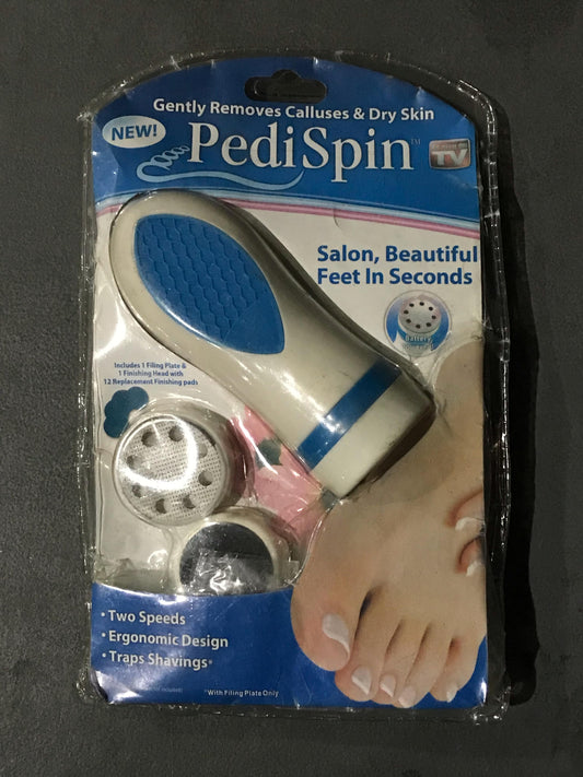 Pedi Spin Gently Removes Calluses and Dry Skin