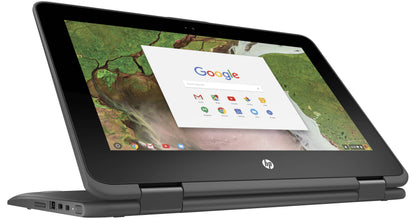 Pre-loved Chromebook HP X360 G1 Flippable Touchscrenn Laptop - CLASS B