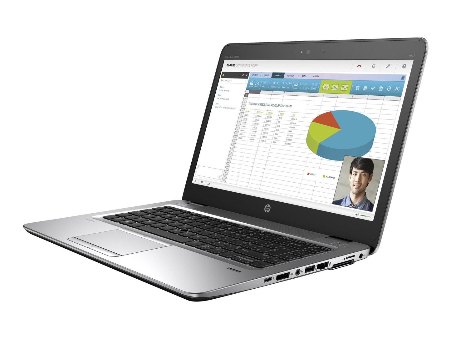 8/240 Pre-loved HP Elitebook MT42 Windows Laptop with Charger