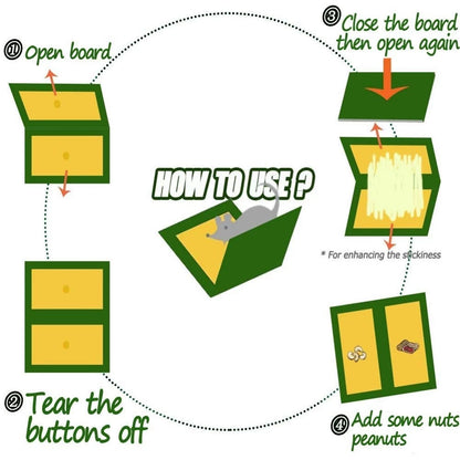 [A1-004] Mouse & Rat Glue Traps Sticker (Large)