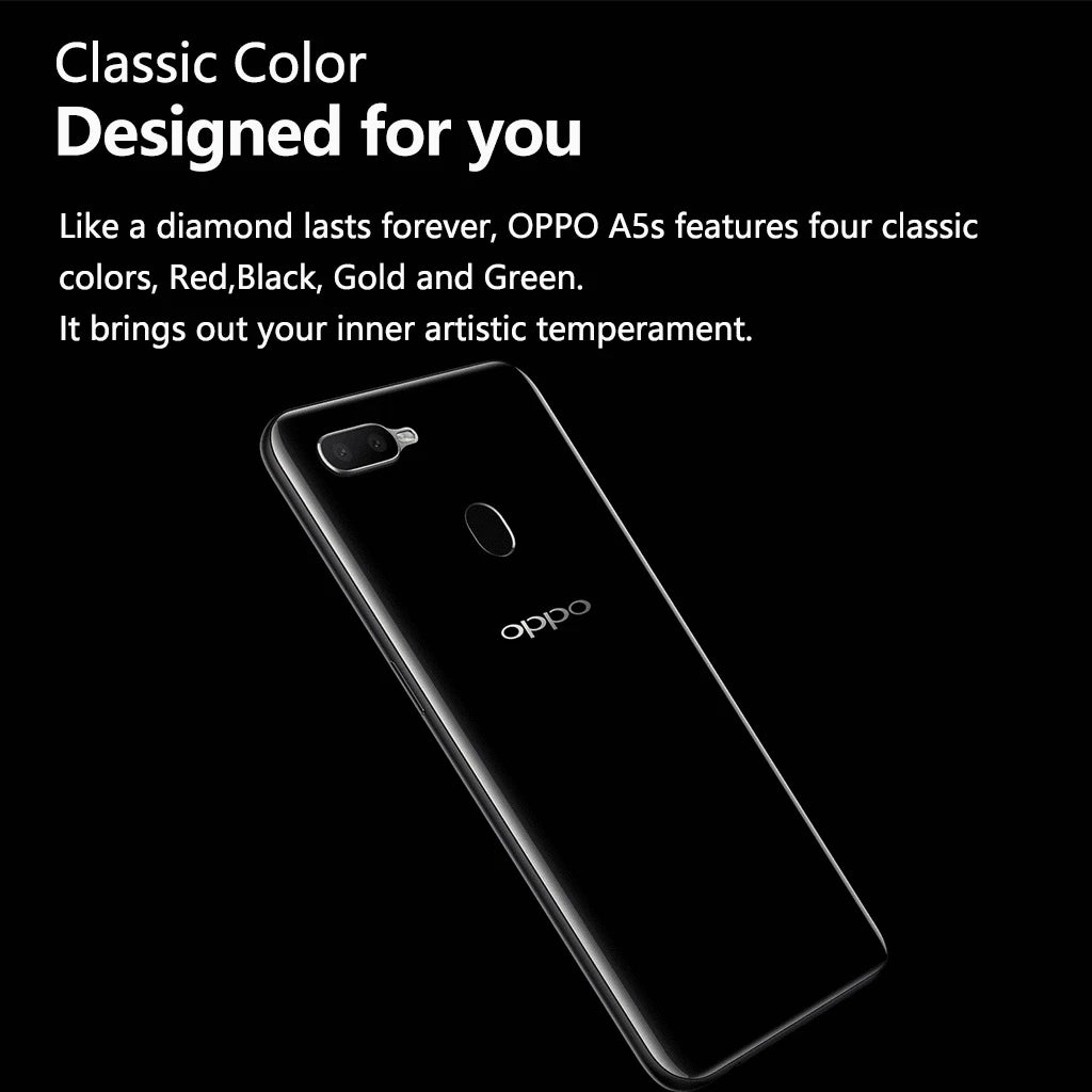 Oppo A5s 6gb/128gb Mobile Phone Dual Rear Camera 4230mAh (Pink)