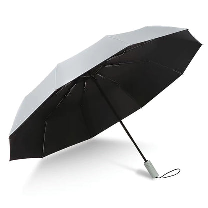 [A1-1380] 10-rib Gradient Automatic Umbrella with Button