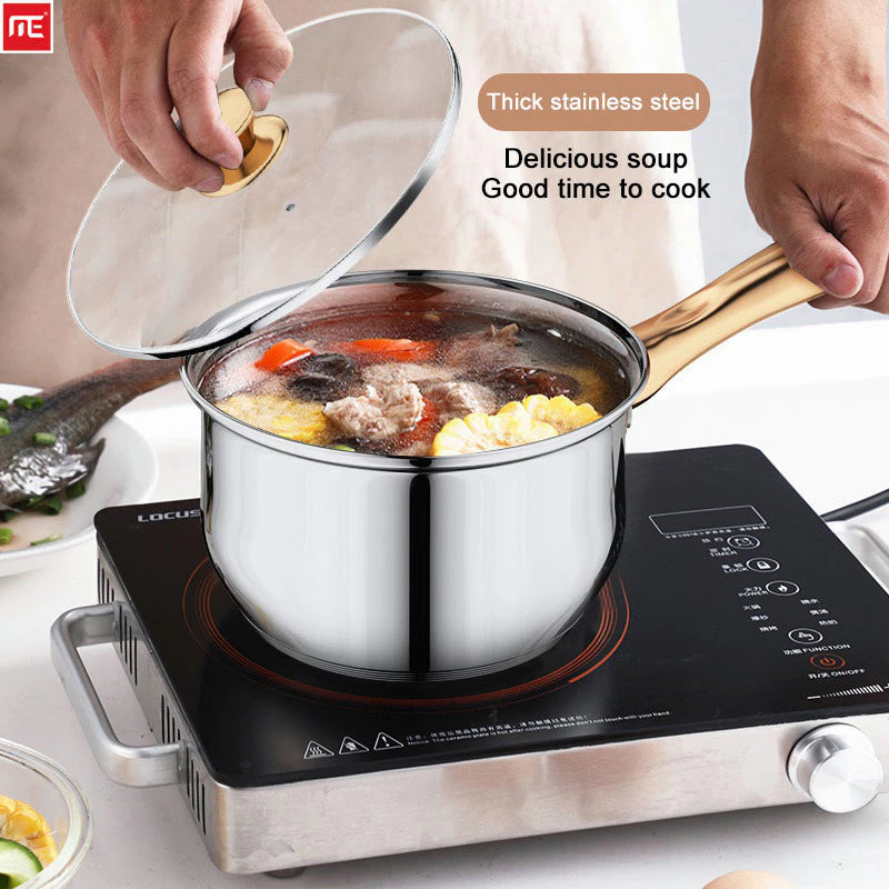[A1-1210] QH015 12pcs High Quality Staineless Steel Cookware Set