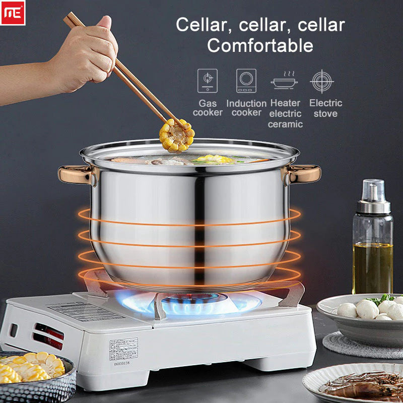[A1-1210] QH015 12pcs High Quality Staineless Steel Cookware Set