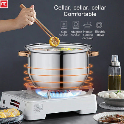 [A1-1210] QH015 12pcs High Quality Staineless Steel Cookware Set