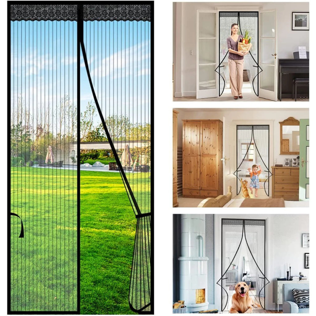 [A1-061] Magic Mesh Magnetic Door Net Curtain - Size: 90 x 210cm