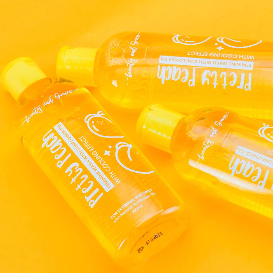 Sunisa Pretty Peach Feminine Wash with Sunflower Oil 150ml