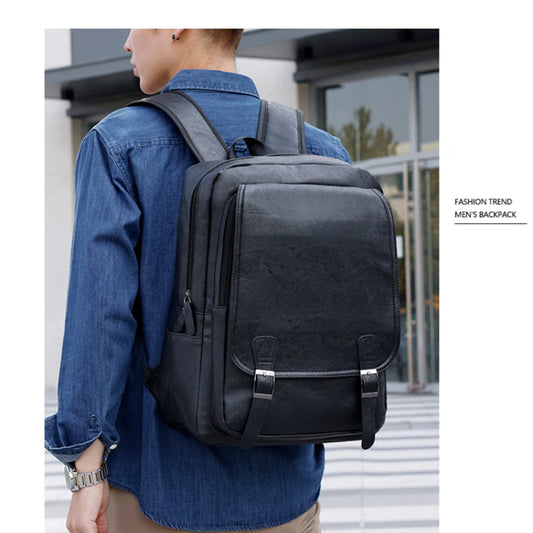 Multifunctional Backpack High Quality Leather Laptop Backpack