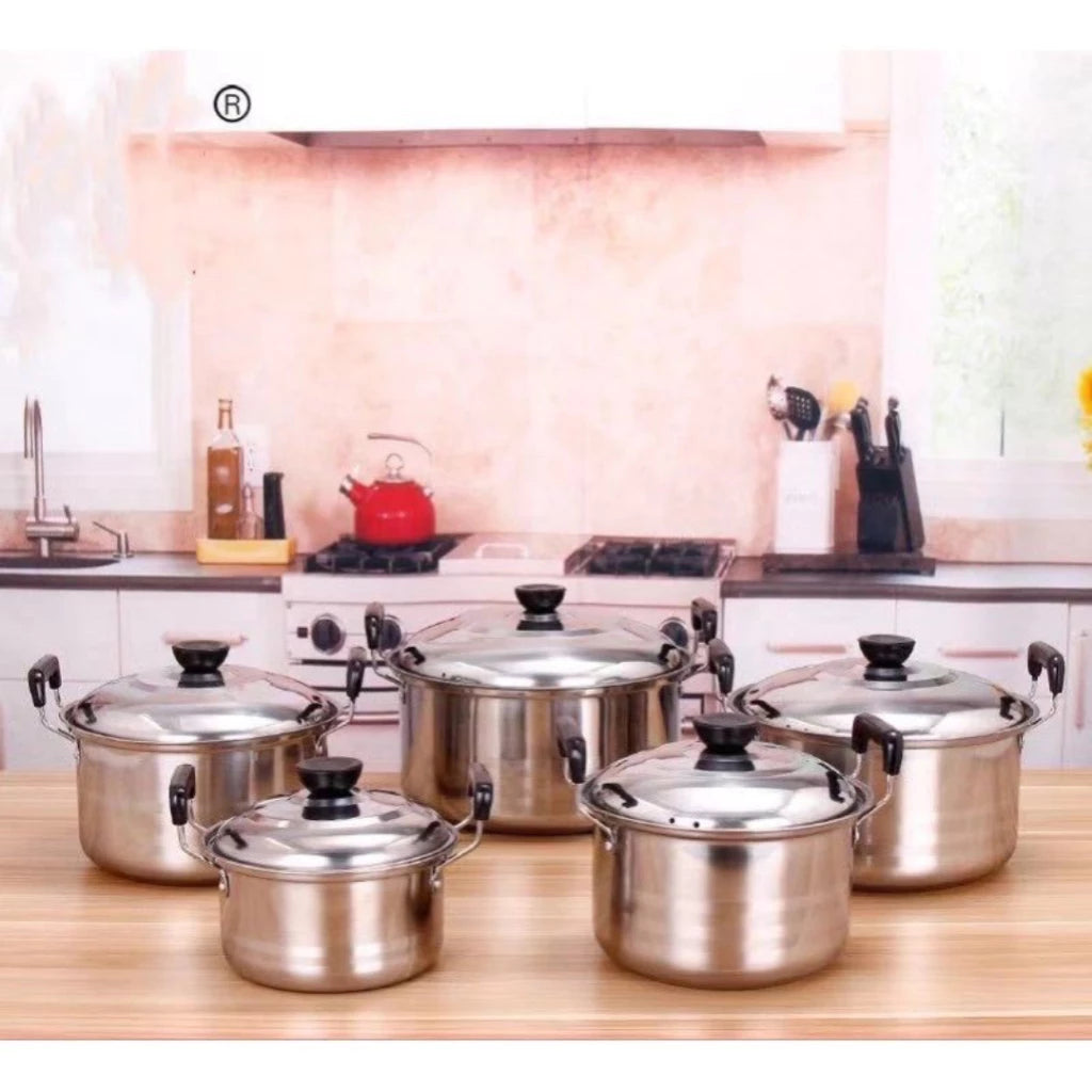 [ZH981-1] High Grade Stainless Steel Caserole Set