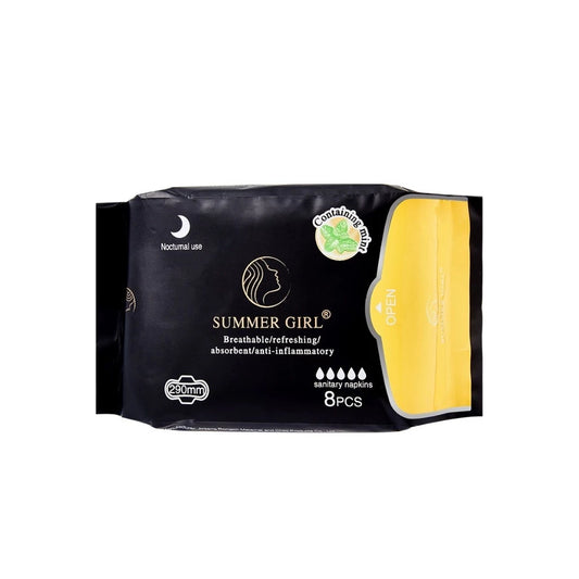 Summer Girl Anti-Inflammatory Sanitary Napkins Nocturnal Use 290mm (8pcs)