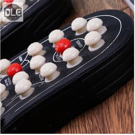 [A1-925] MingLi Foot Reflex Reflexology Care Massage Slippers - Size: 38/39