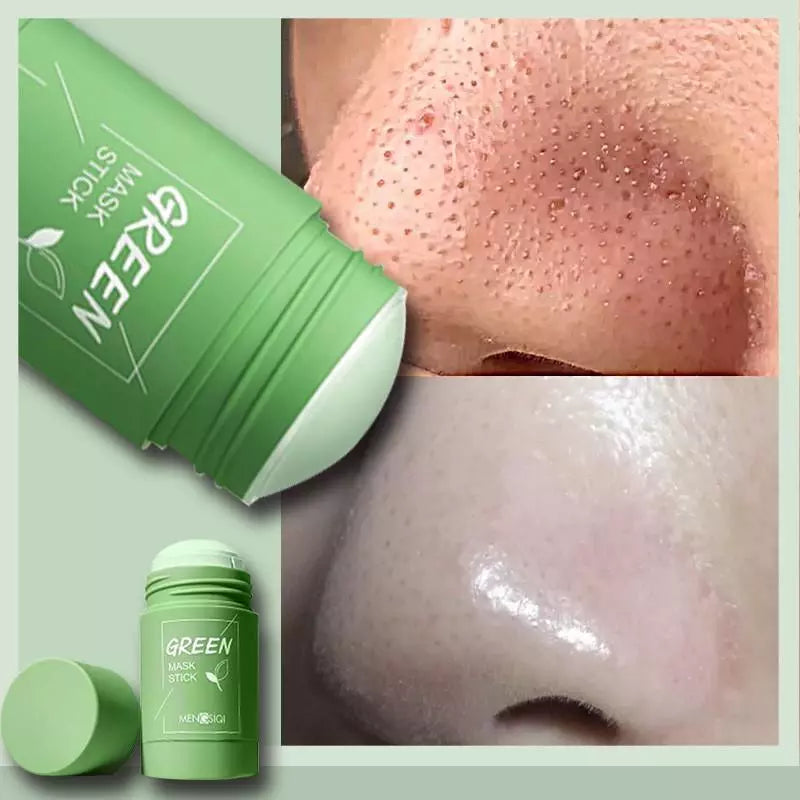 Meidian Green Mask Stick - Green Tea Oil Control Clean Solid Mask (40g)
