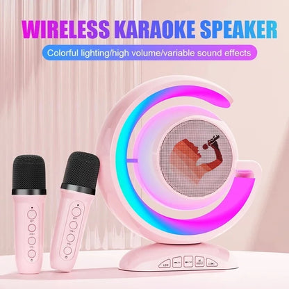 [A1-997] YS-110 Wireless Lightshow Speaker with Two Wireless Microphone