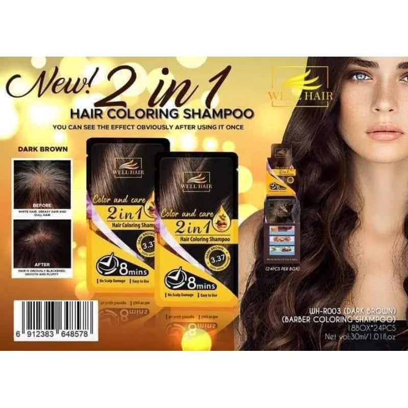 ??Well Hair Coloring Shampoo