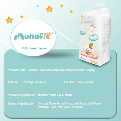 [MNFT-08] LZ-003 Munafie Pull Downs Tissue - 4 Layers / 1280 Sheets