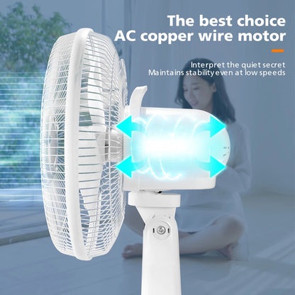 [A1-1200] GD-8019A GD Times 12 inches Solar Electric Fan