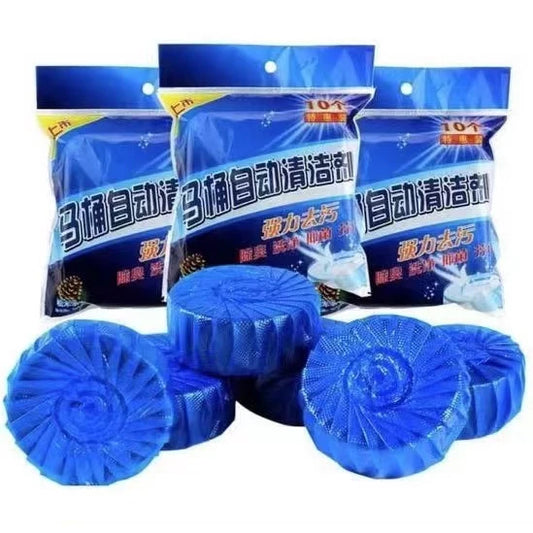 Blue Ball Toilet Automatic Cleaner and Deodorizer (10pcs Set)