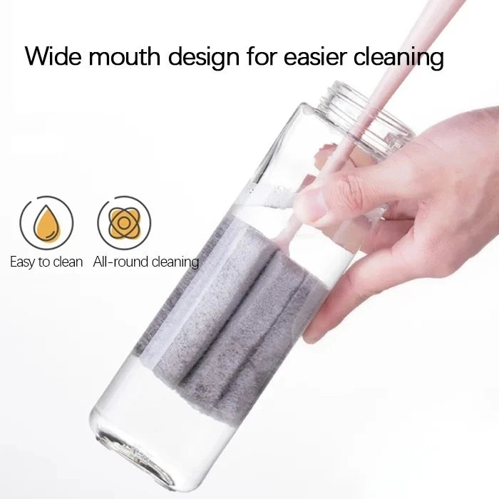 [A1-393] Glass Oil Control Kettle Condiments Seasoning Leak Proof Glass Bottle - 500ml