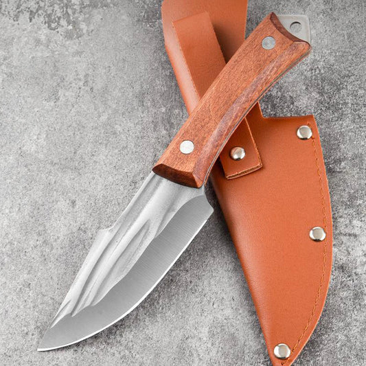 Japanese Knife Professional Boning Knife with Leather Case