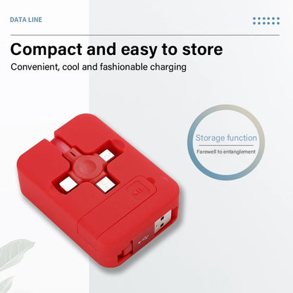 3 in 1 Charging Cable Retractable for (Micro USB / Type C / IOS )