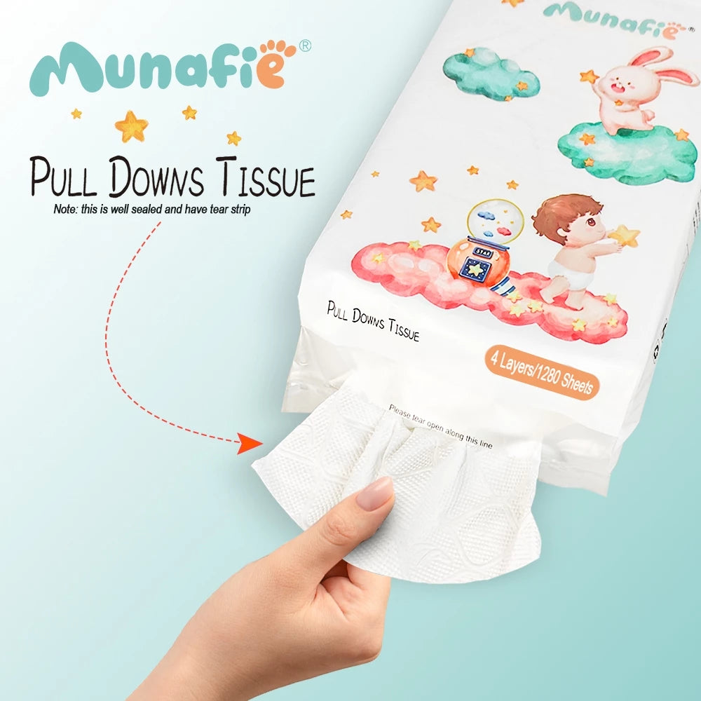 [MNFT-08] LZ-003 Munafie Pull Downs Tissue - 4 Layers / 1280 Sheets