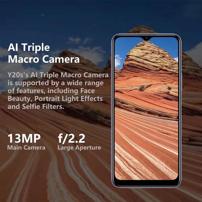 Vivo Y20s 8gb/256gb Mobile Phone Qualcomm SM4250 Snapdragon 5000mAh