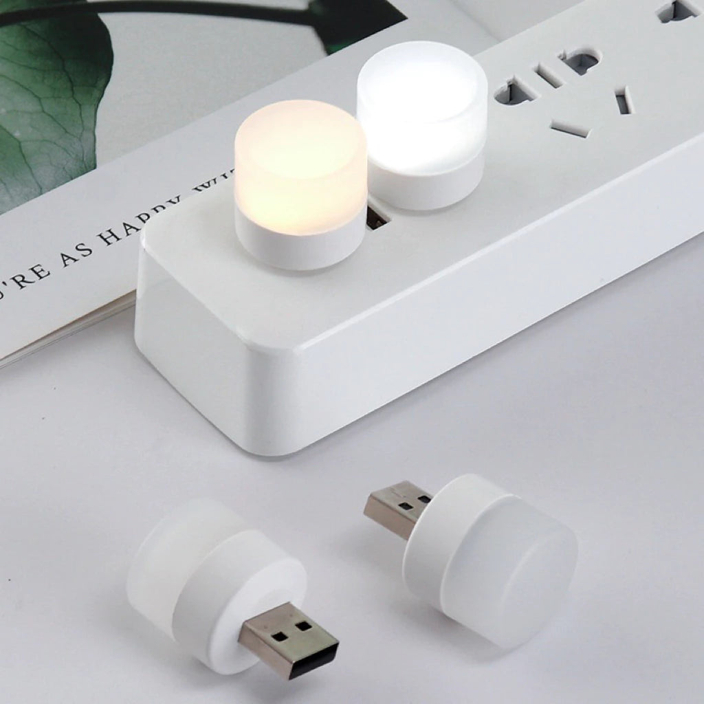 USB LED Night Light 1w (White Light) 5pcs Set