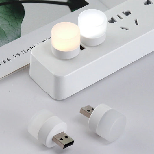 USB LED Night Light 1w (White Light) 5pcs Set