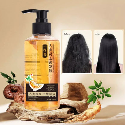 Ginseng Ganoderma Shampoo Follicle Cleansing 300ml