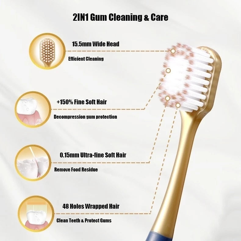 [A1-1280] Efficient Healthy 6pcs Toothbrush
