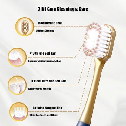 [A1-1280] Efficient Healthy 6pcs Toothbrush